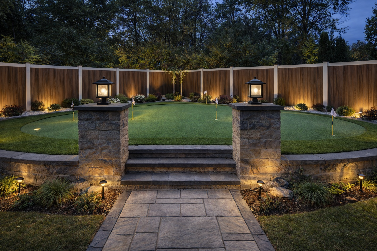 CUSTOM HARDSCAPING